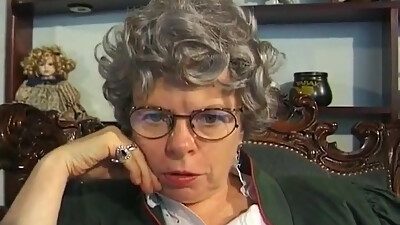 Solo German Granny Likes to Finger Her Cunt