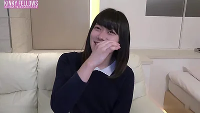 Tall, Slender, Long-legged Beauty, Shy with Limited Experience, Shares Her First Raw Creampie Moment