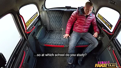 Female Fake Taxi - Nympho Driver Swaps Cock for Cash