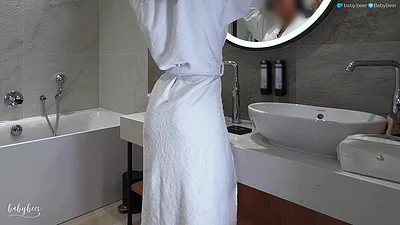 My Lover Fucks Me Hard in the Shower While My Husband is Away for Work